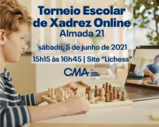 Torneio Escolar de Xadrez Online Almada 21