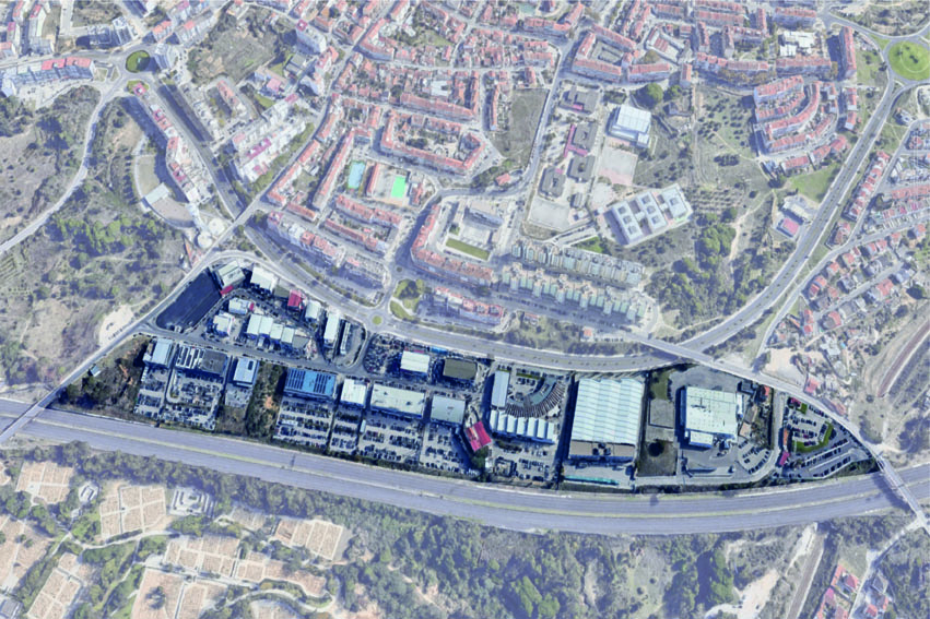 Quinta da Algazarra mapa - zonamento de atividades económicas