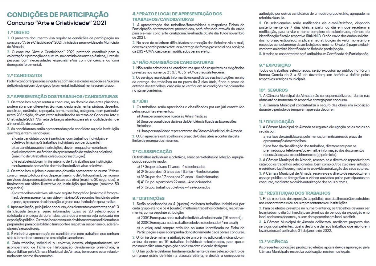 Condições Participação