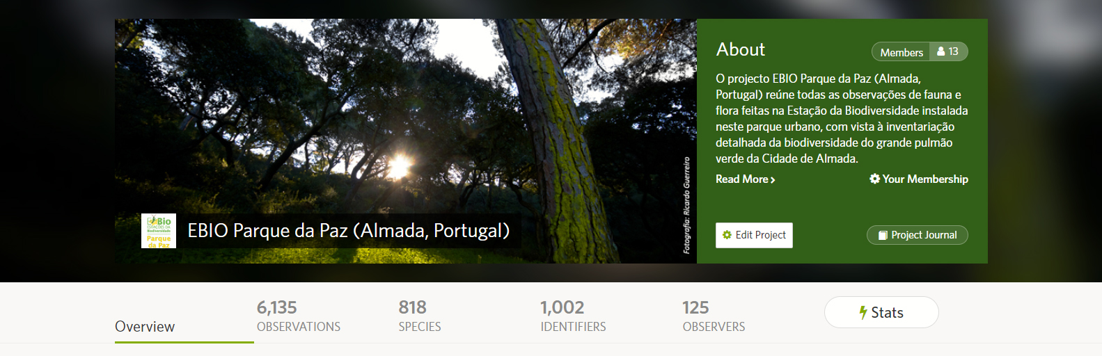 EBIO Parque da Paz no iNaturalist