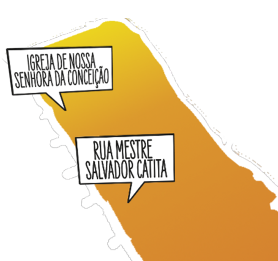 Mapa Costa Caparica