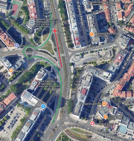 Carril Metro2