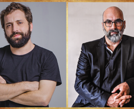 Gregorio Duvivier e Valter Hugo Mãe 