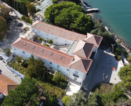 fotografia de drone da Casa da Cerca
