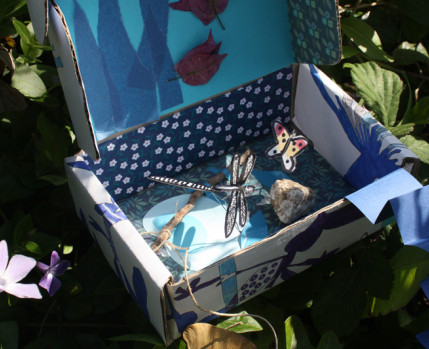 JARDIM DE BOLSO EM TONS DE AZUL – Oficina para Famílias