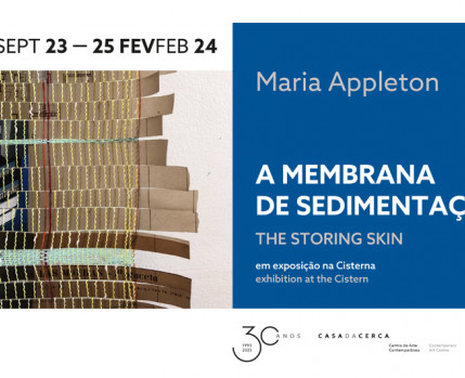 Exposição "A membrana de sedimentação", de Maria Appleton