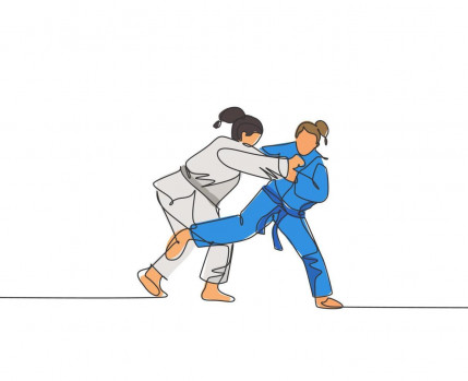 Judo, Ilustração de Judo