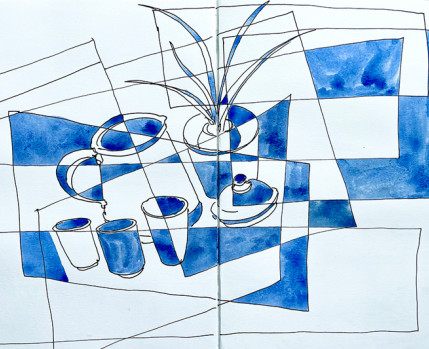 Desenho na Casa (desenho de Mário Linhares)