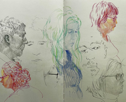 Desenho na Casa (desenho de Mário Linhares)