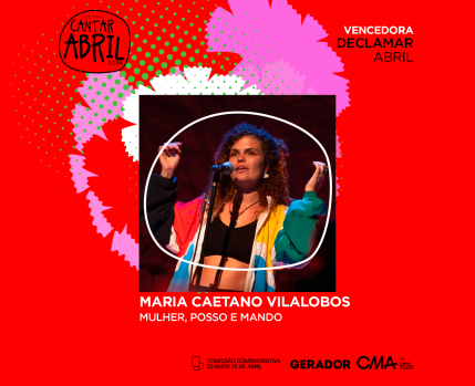 Declamar Abril | Maria Caetano Vilalobos