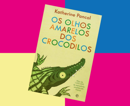 O crocodilo com olhos amarelos