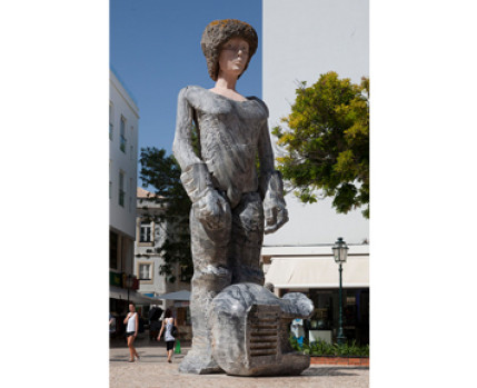 D. Sebastião - Escultura de João Cutileiro - Lagos, 1972