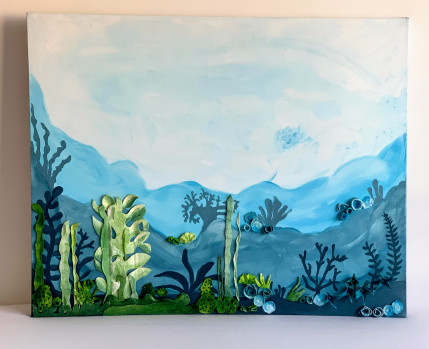 Exposição de Artes Plásticas “Mar de Existências - Reflexões Costeiras” de Lina Alves