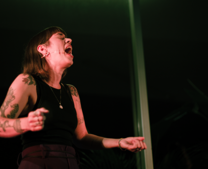 Oficina de teatro "Voz e Corpo" | Créditos: Filipe Furtado.