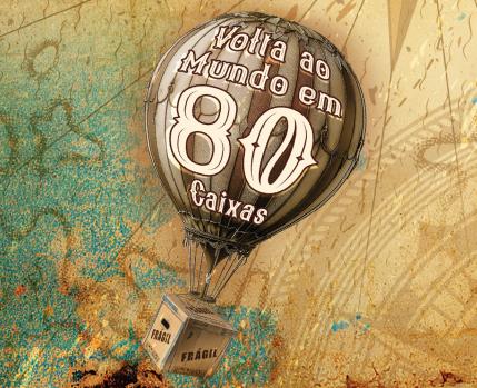 Volta ao mundo em 80 caixas