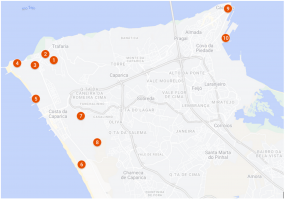 Mapa Limpar Almada
