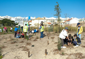 Ação de manutenção microfloresta Parque Urbano das Quintinhas