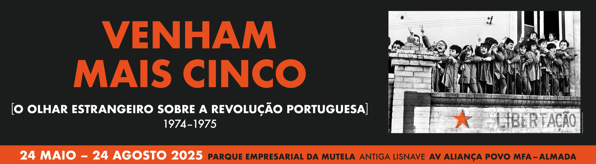 venham mais cinco banner