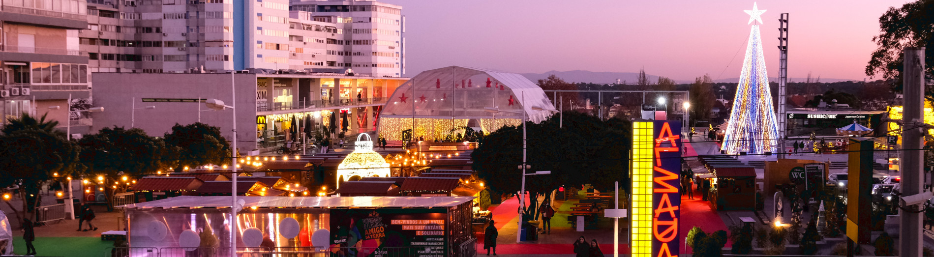 Banner Mercado de Natal de Almada 2025
