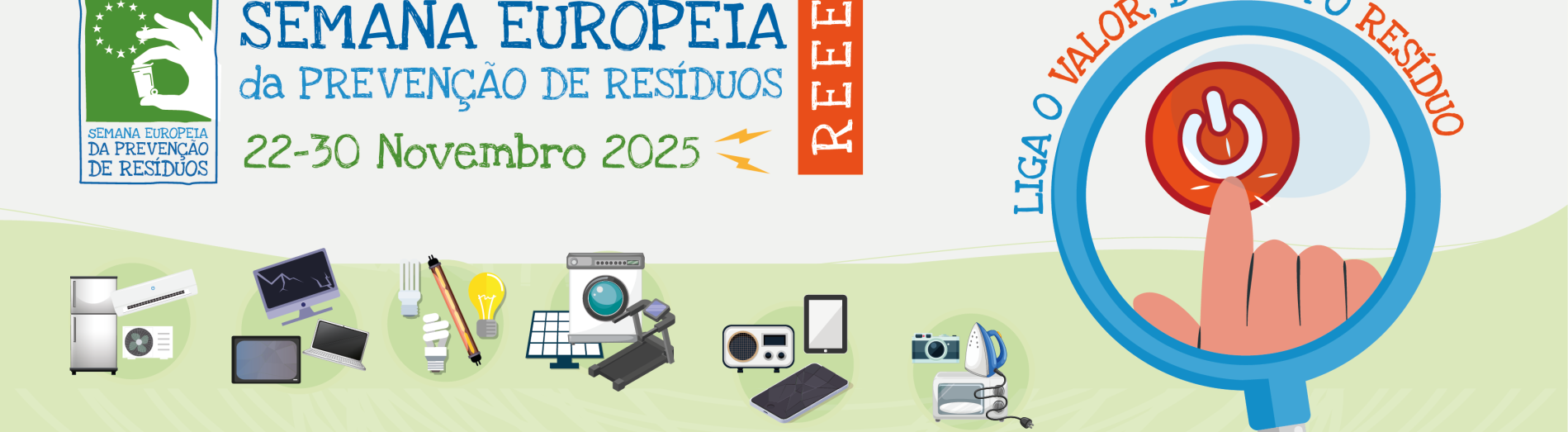 Banner semana europeia prevenção residuos 2025