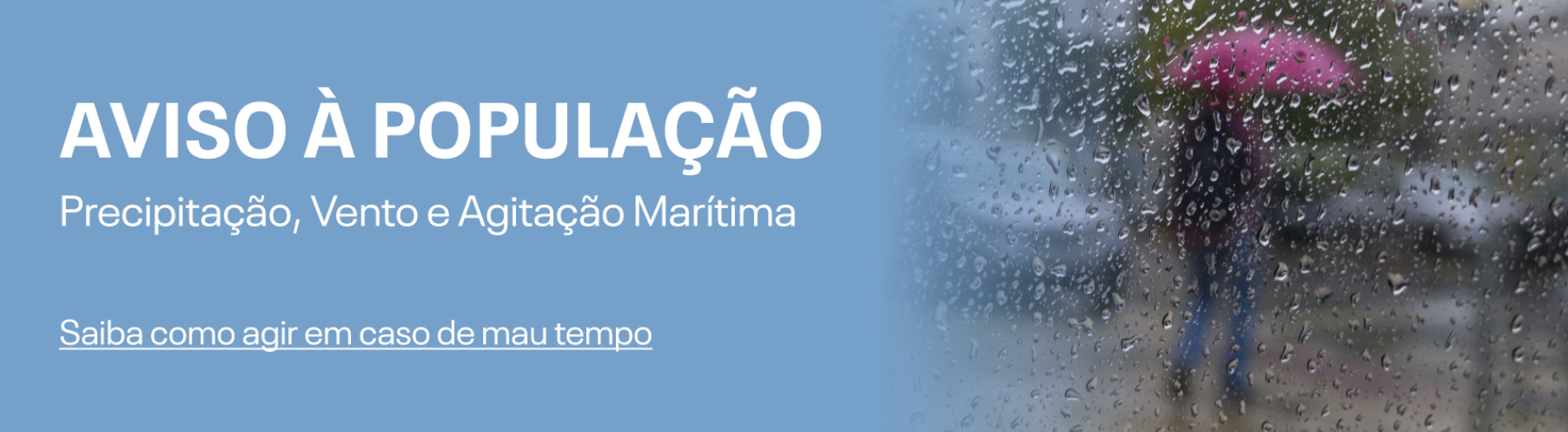 alerta amarelo aviso a população