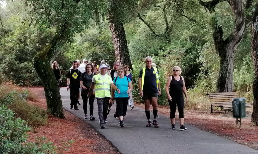 Caminhada no Parque da Paz