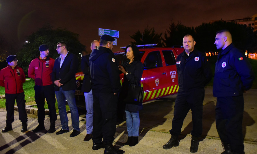 Almada, Proteção Civil, Bombeiros, Secretária de Estado, Dispositivo de Prevenção e Intervenção Rodoviária 