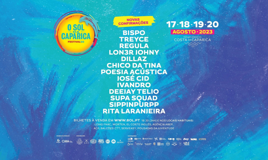 Festival O Sol da Caparica com novas confirmações