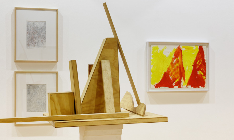 Vista da exposição “Algum desenho, a partir de Gaëtan” - fotografia de António Jorge Silva