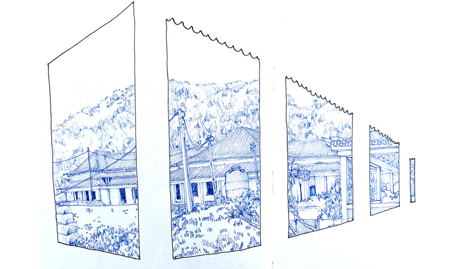 Desenho na Casa (desenho de Mário Linhares)