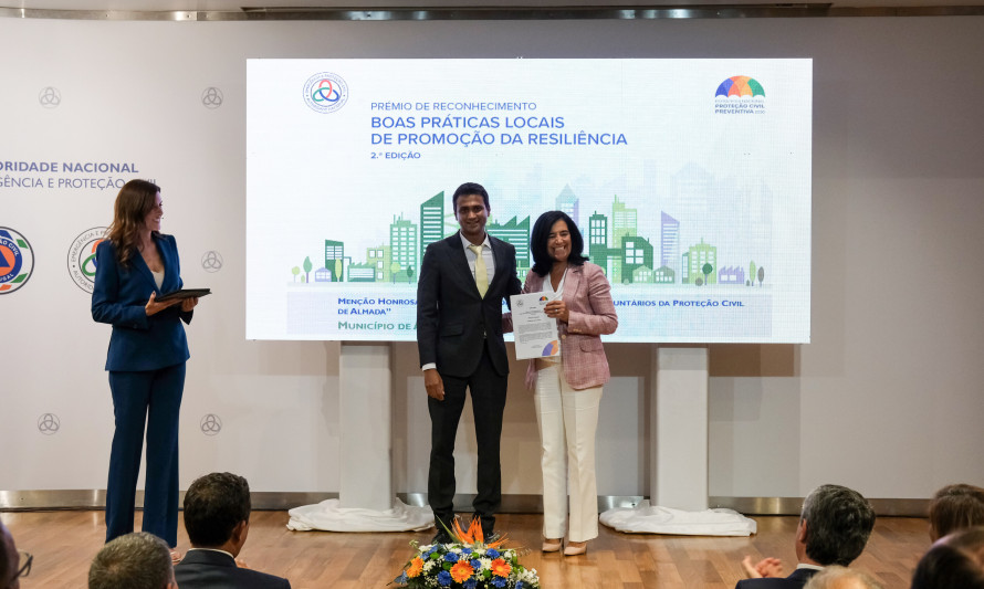 Almada recebe Prémio de Boas Práticas Locais de Promoção da Resiliência