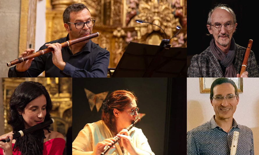Quinteto de flautas traversas