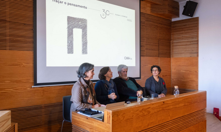 Lançamento do catálogo “Traçar o pensamento: 30 anos de Casa da Cerca – Centro de Arte Contemporânea”