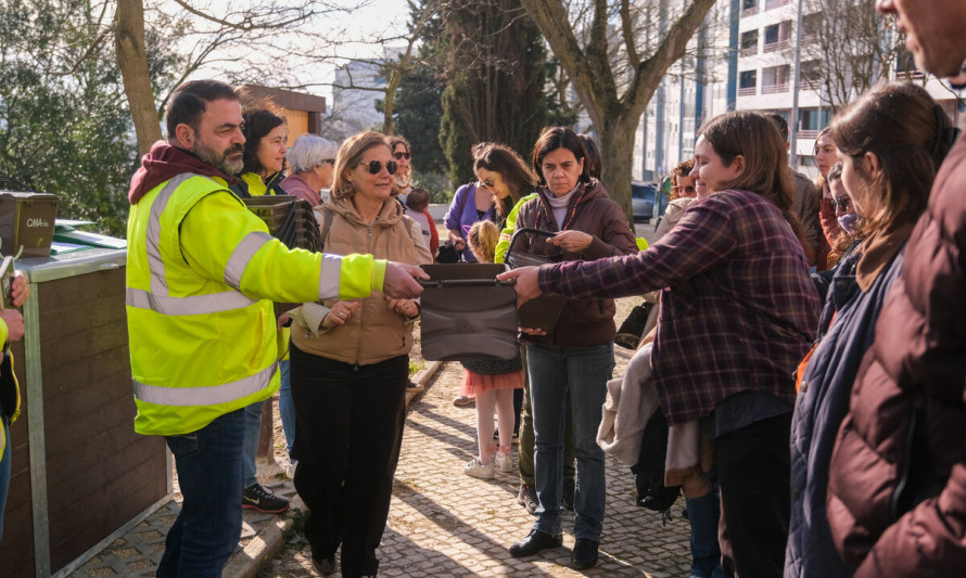 Ação de formação e sensibilização para a utilização das ilhas de compostagem