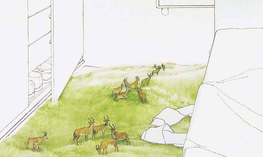 Sessão de Desenho na Casa com Mário Linhares (desenho de Wilma Martins - pormenor)