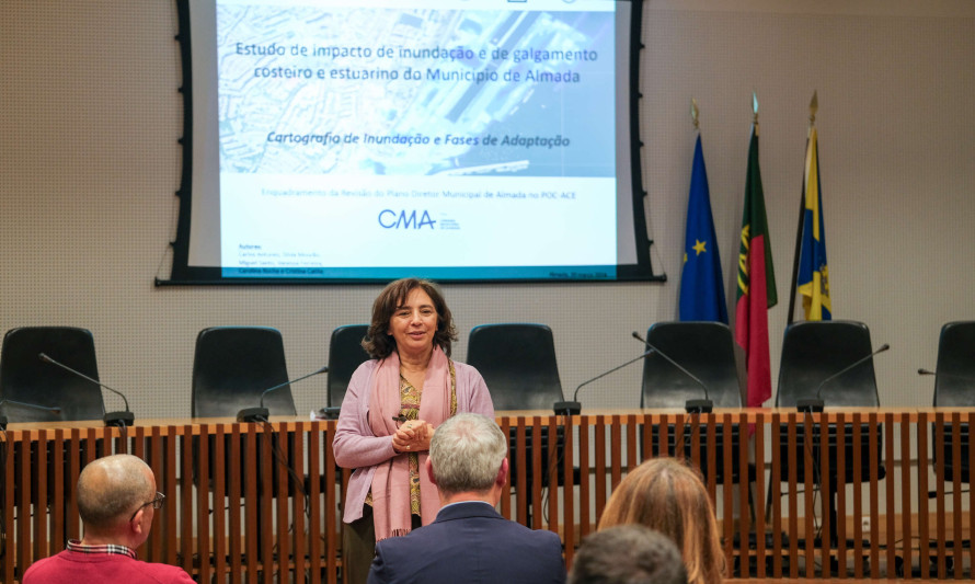 Estudo sobre cenários de inundação e galgamento costeiro em Almada