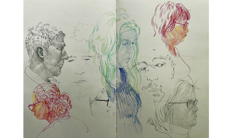Desenho na Casa (desenho de Mário Linhares)