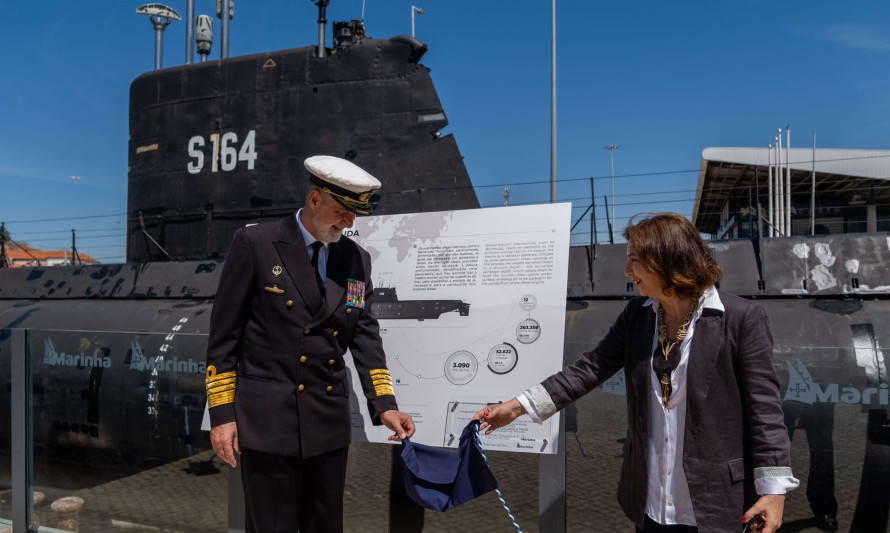 Almada, Barracuda, Marinha, inauguração, Cacilhas, Inês de Medeiros, almirante