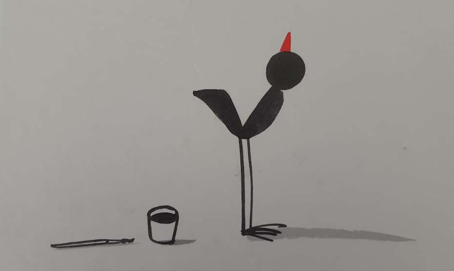 Oficina inspirada no livro “O melro artista”, de Marion Deuchars (Bizâncio)