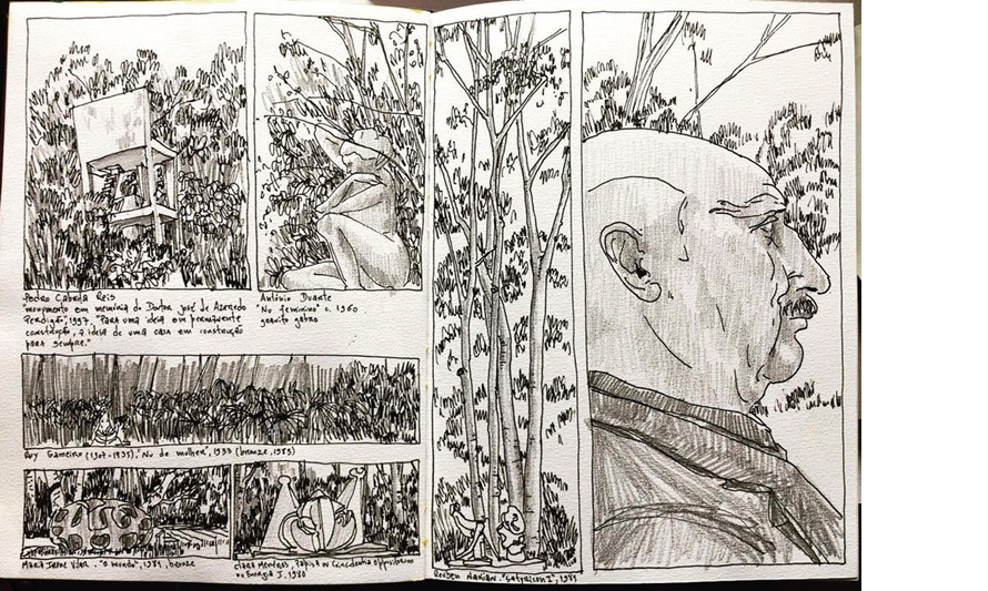 Desenho na Casa (desenho de Mário Linhares)