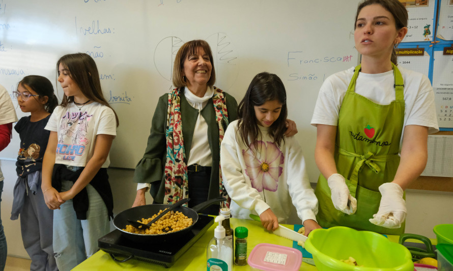 Almada, Educação, escola básica, Charneca de Caparica, Teodolinda Silveira, showcooking