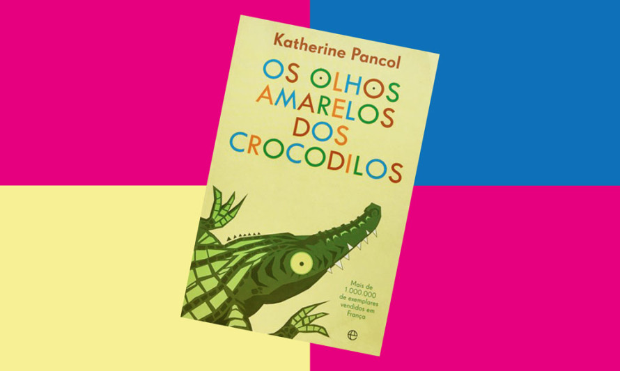 O crocodilo com olhos amarelos
