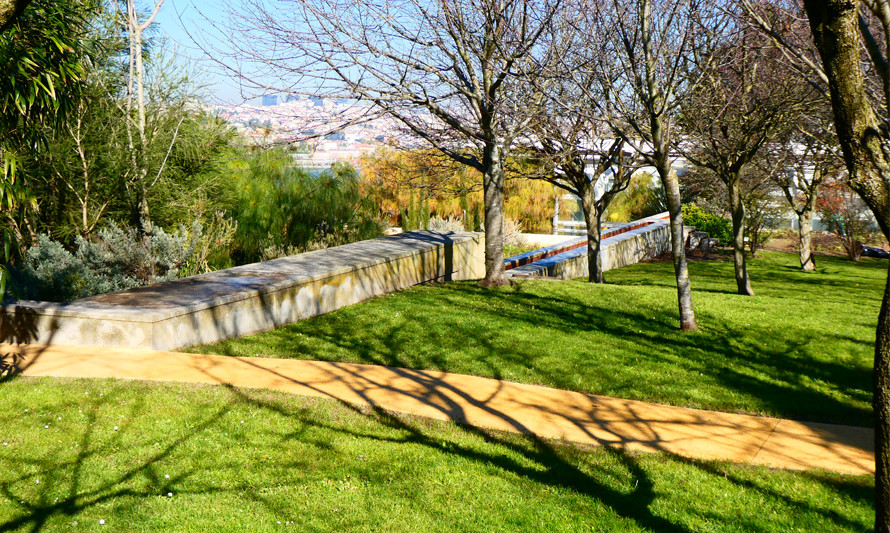 Fotografia do Pomar da Casa da Cerca no inverno