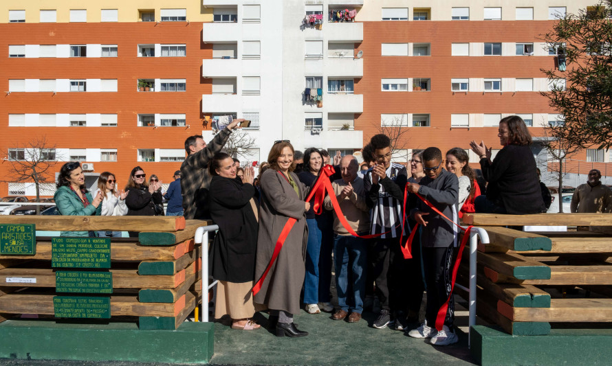 Almada, Intervenção Social, Desporto, Comunidades, Caparica, polidesportivo, inauguração, PRR
