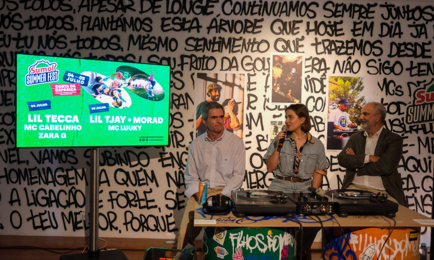 Cartaz do Sumol Summer Fest 2025 apresentado no Museu de Almada – Casa da Cidade