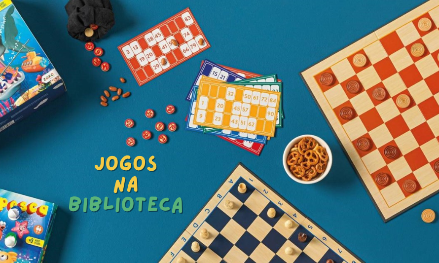 jogos na biblioteca