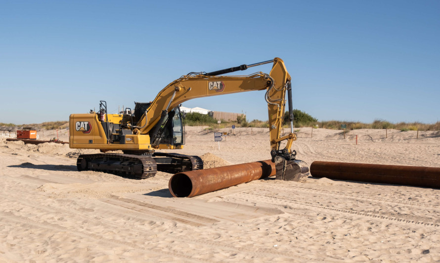 Alimentação das praias do concelho de Almada retomada