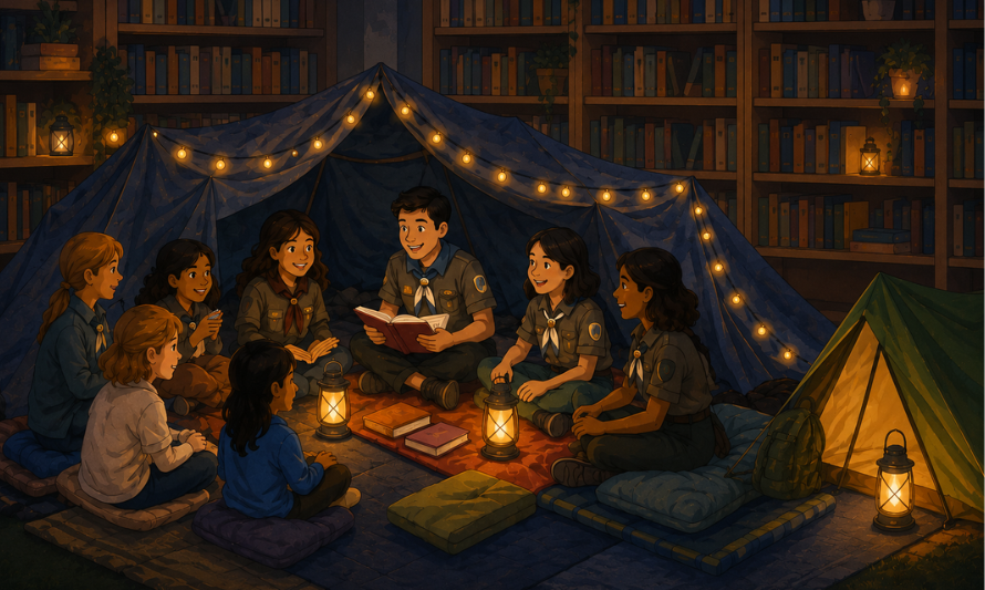 Maratona e Acampamento Literário