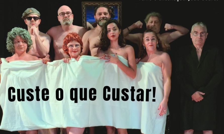 Imagem da Peça de Teatro "Custe o Que Custar"