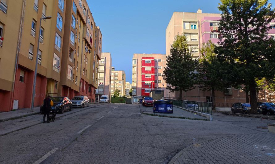 Imagem representativa de Alcaniça. Perspetiva do núcleo urbano atual (2021).